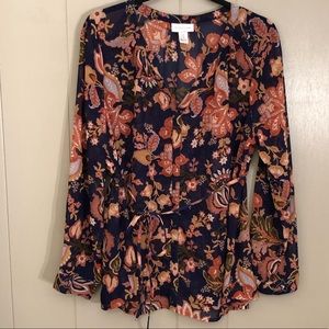 Sheer Maternity Blouse